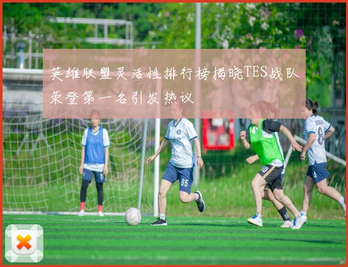 英雄联盟灵活性排行榜揭晓TES战队荣登第一名引发热议